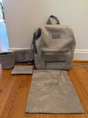 Dagne Dover Grey Backpack - Diaper Bag